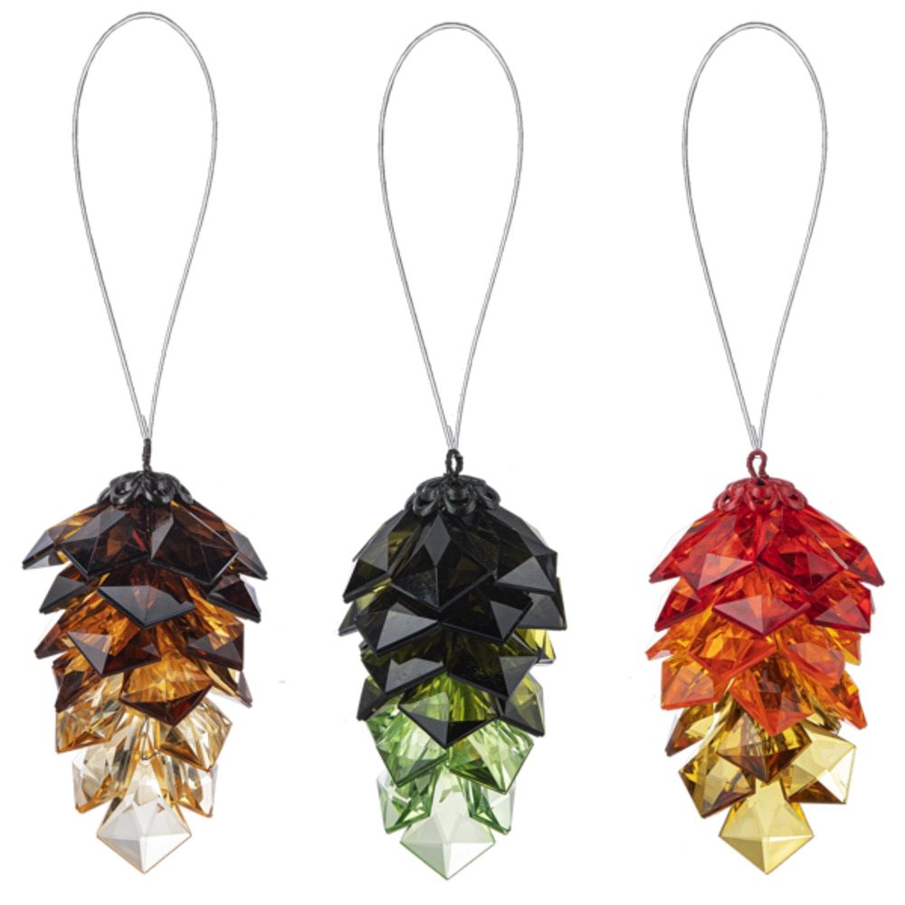 Ganz, Collectibles, Gifts, 2.5", Crystal, Pinecone, Ornament, 820348
